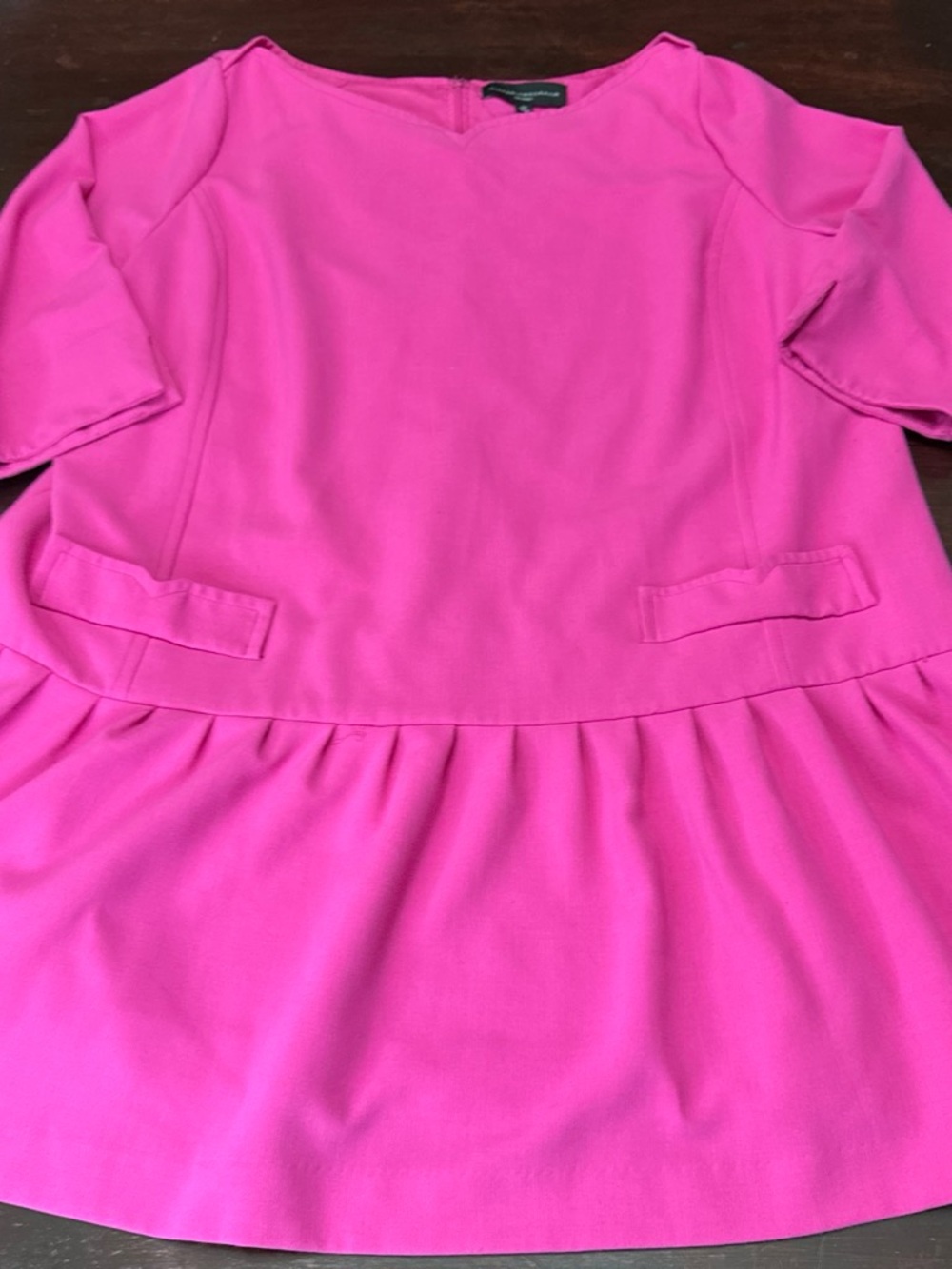 Victoria Beckham for Target Hot Pink Short Sleeve Dress